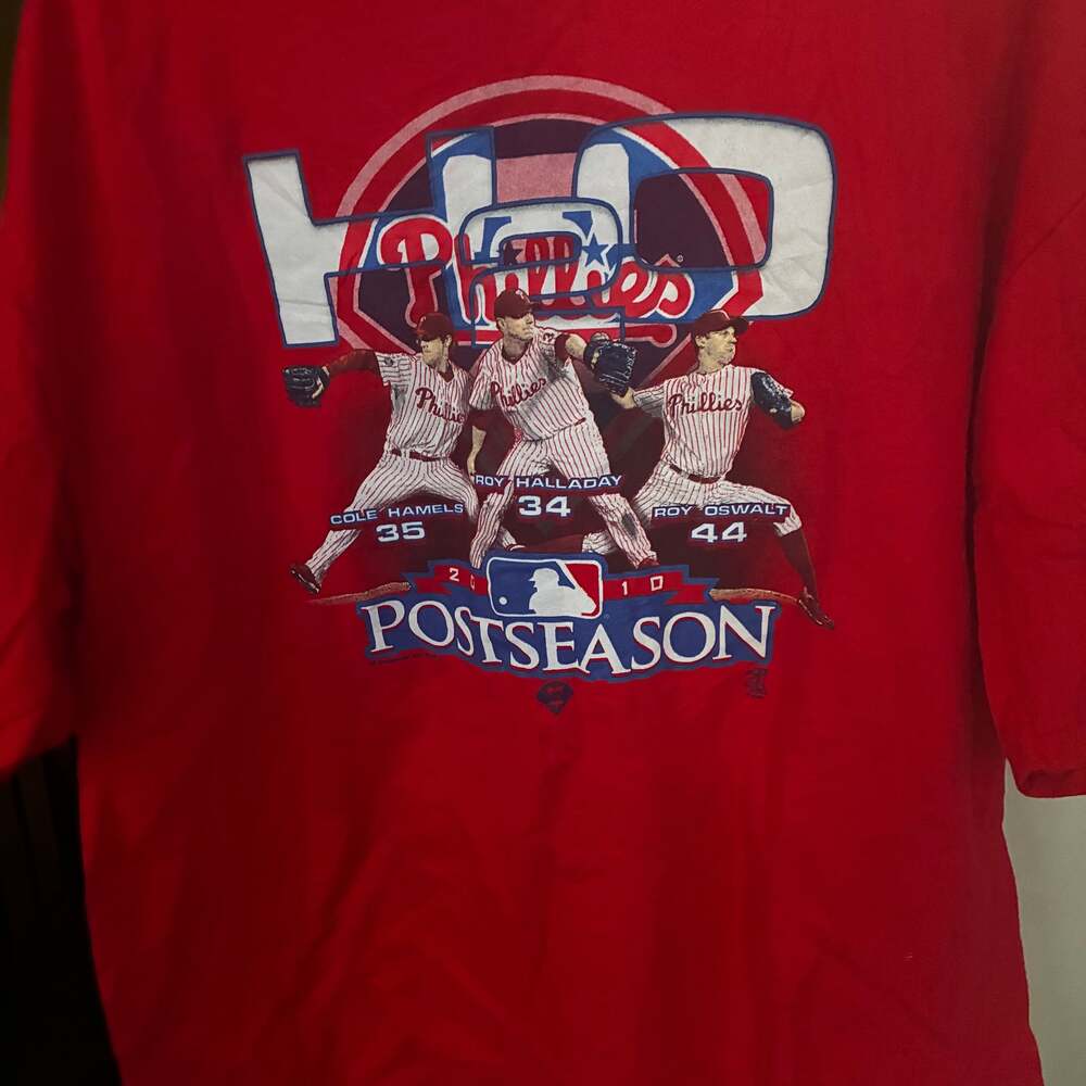 2010 Philadelphia Phillies H2O Halladay Hamels Oswalt Playoffs T-Shirt
